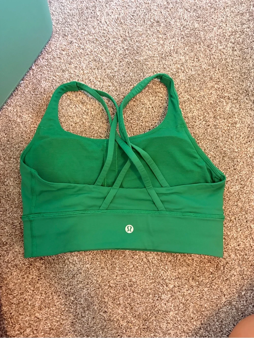 lululemon athletica Green Strappy Sports Bra